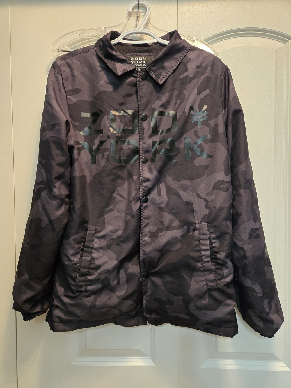 Zoo York Men’s Black Camo Coach Jacket